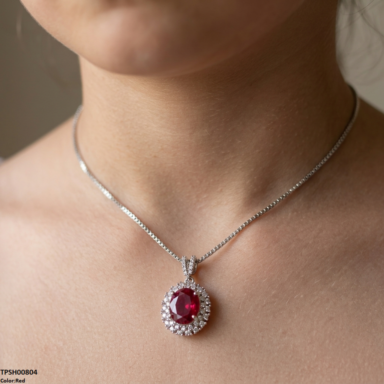 Oval Drop Pendant