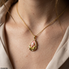 Stainless Steel Tear Pendant