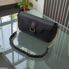 Willow Strap Jute Armpit Bag - Black