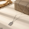 Stainless Steel Moon Pendant