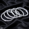Filigree Flower Bangles 5 Pcs Set