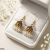 Round Pearl Drop Jhumki
