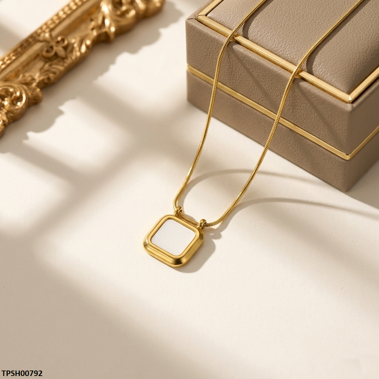 Stainless Steel Square Pendant
