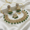 Tear Pearl Drop Rajwari Necklace Set