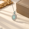 Marquise Round Drop Pendant