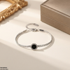 Stainless Steel Round Plain Bracelet