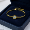 Stainless Steel Round Plain Bracelet