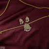 Tear Pearl Drop South Indian Necklace Set
