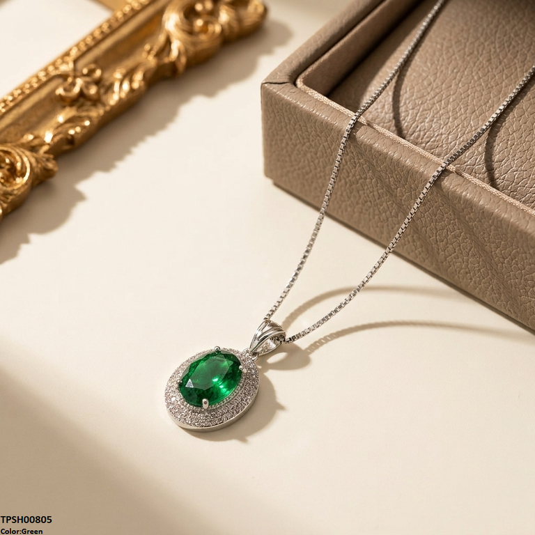 Oval Drop Pendant