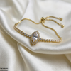 Marquise Stone Bracelet Adjustable