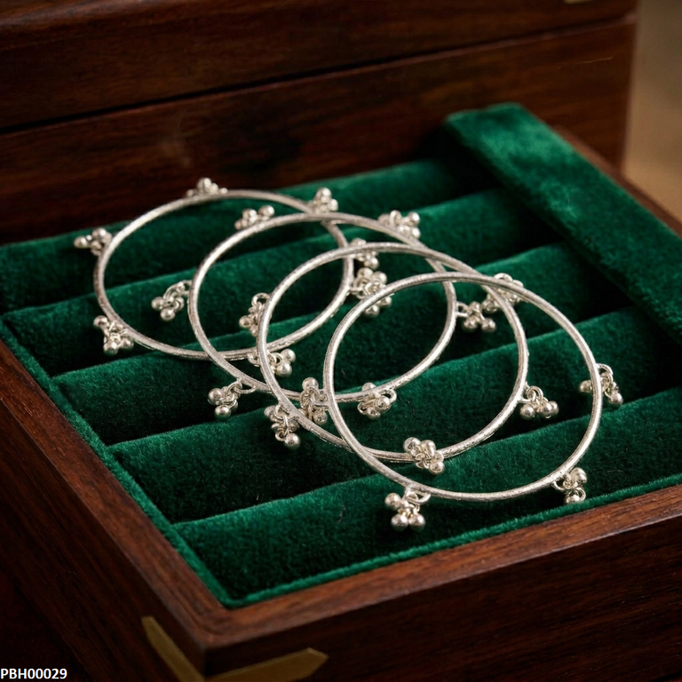 Silver Kashmiri Bangles