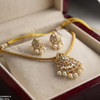 Tear Pearl Drop South Indian Necklace Set