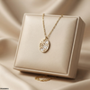 Stainless Steel Double Oval Pendant