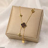 Stainless Steel Star/Lock Necklace