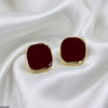 Painted Square Stud Tops Pair