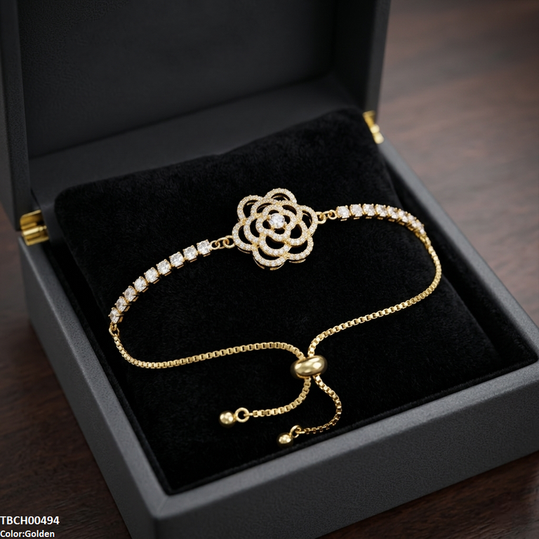 Flower Bracelet Adjustable