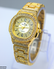 Rhinestone Round Dial Women's Watch