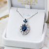 Marquise Round Drop Pendant