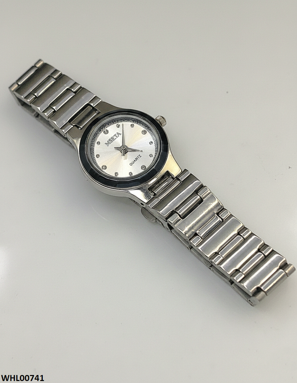 Round Stone Dial Women's Watch