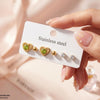 Heart/Round Stainless Steel 3 Tops Pairs