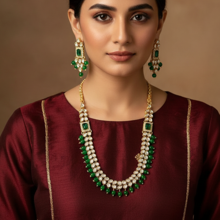 Tear Layered Mala Set