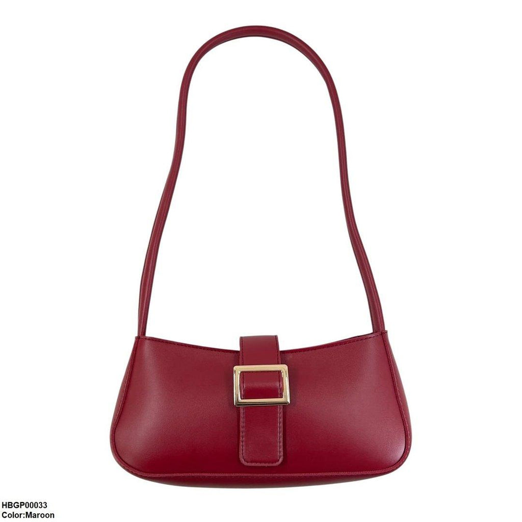 Midnight Buckle Armpit Ladies Hand Bag