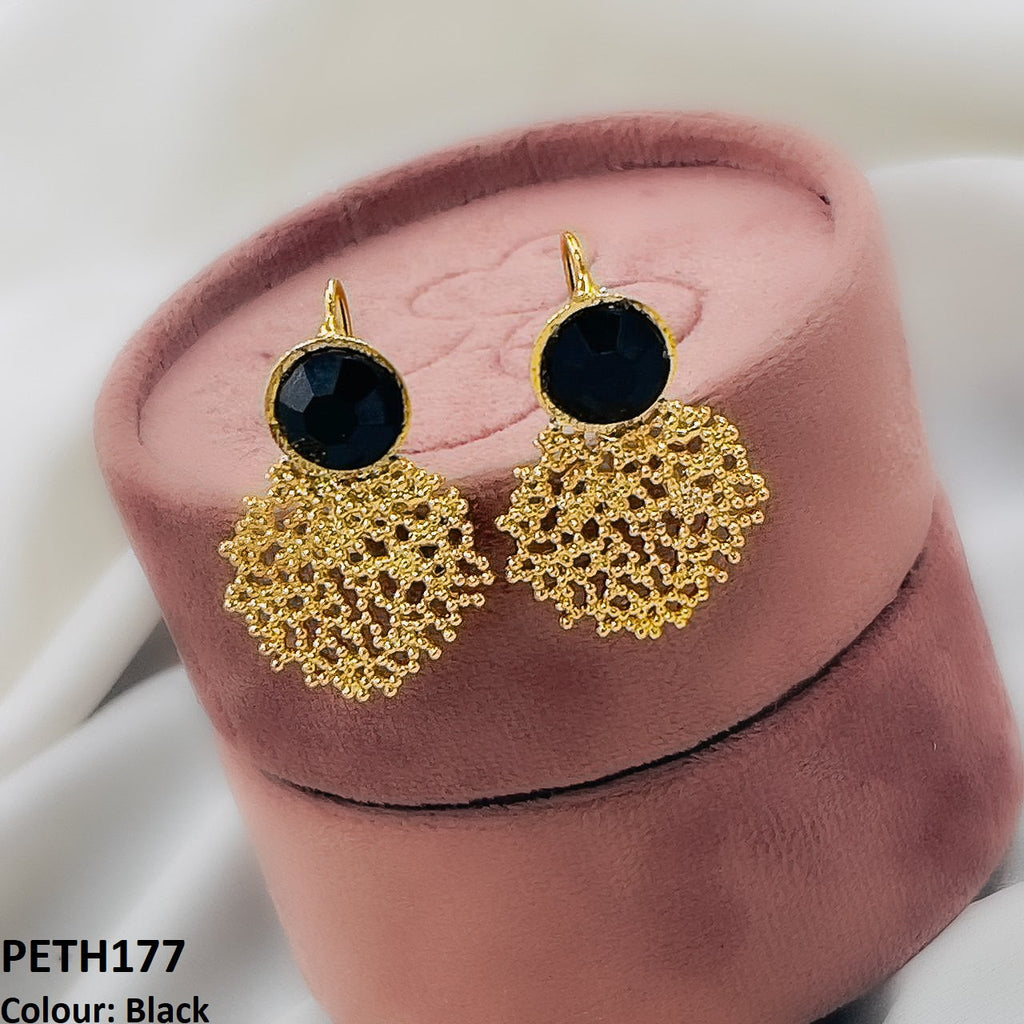 Round Ear Tops Pair