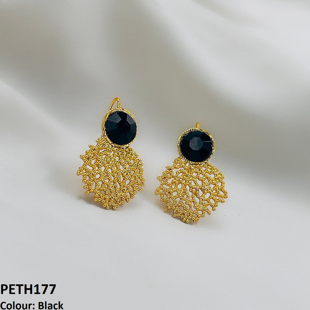 Round Ear Tops Pair