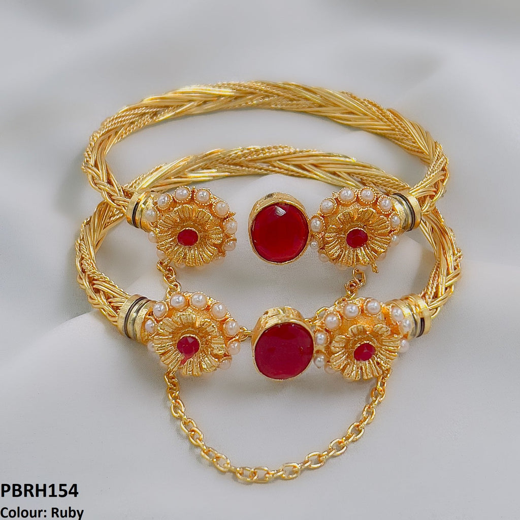 Oval Flower Bracelet Adjustable