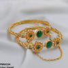 Oval Flower Bracelet Adjustable
