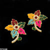 Leaf Flower Tops Pair