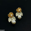 Flower/Pearl Drop Earring Pair