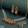 Circle/Tear Pearl Drop Choker Set