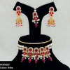 Circle/Tear Pearl Drop Choker Set