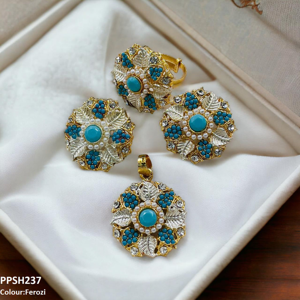 Flower Pendant Set