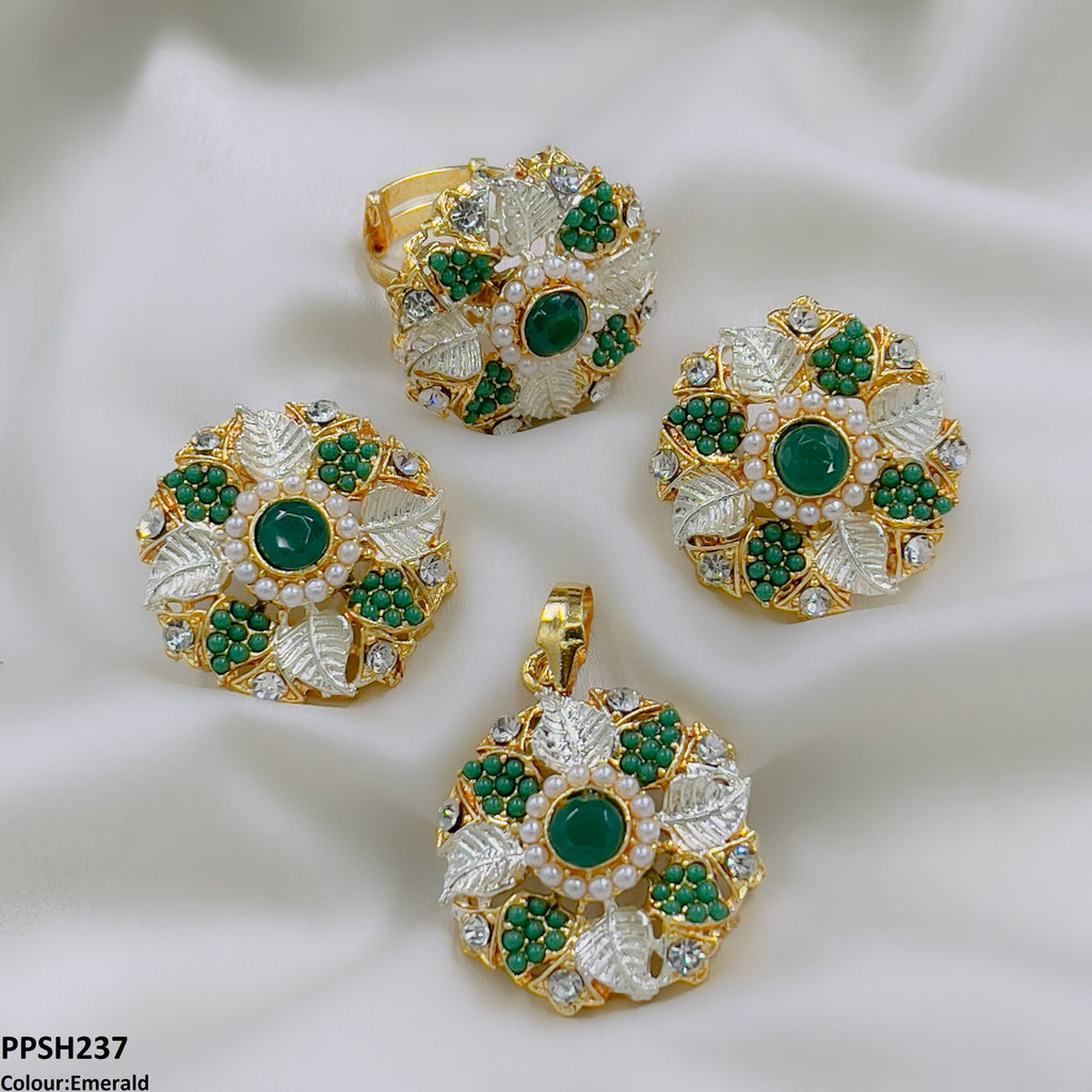 Flower Pendant Set