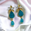 Flower Pearl Drop Earrings