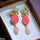 Flower Pearl Drop Earrings