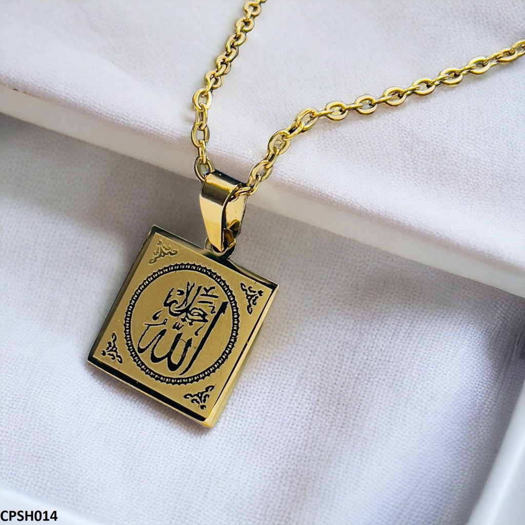 Calligraphy Allah Pendant