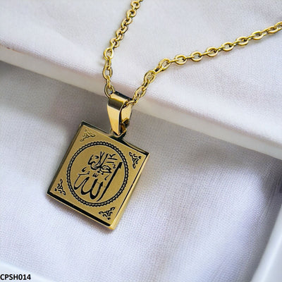 Calligraphy Allah Pendant