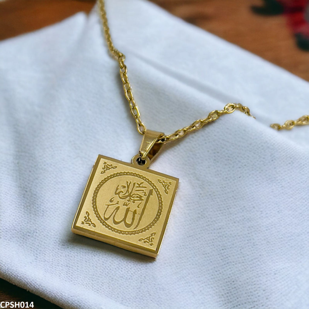 Calligraphy Allah Pendant