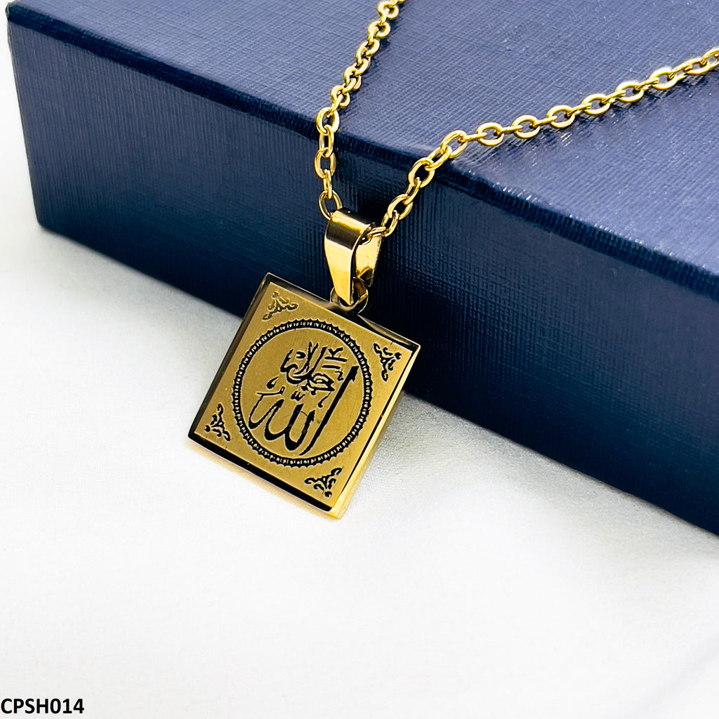 Calligraphy Allah Pendant