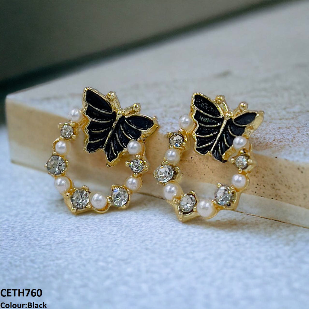 Butterfly Round Tops Pair