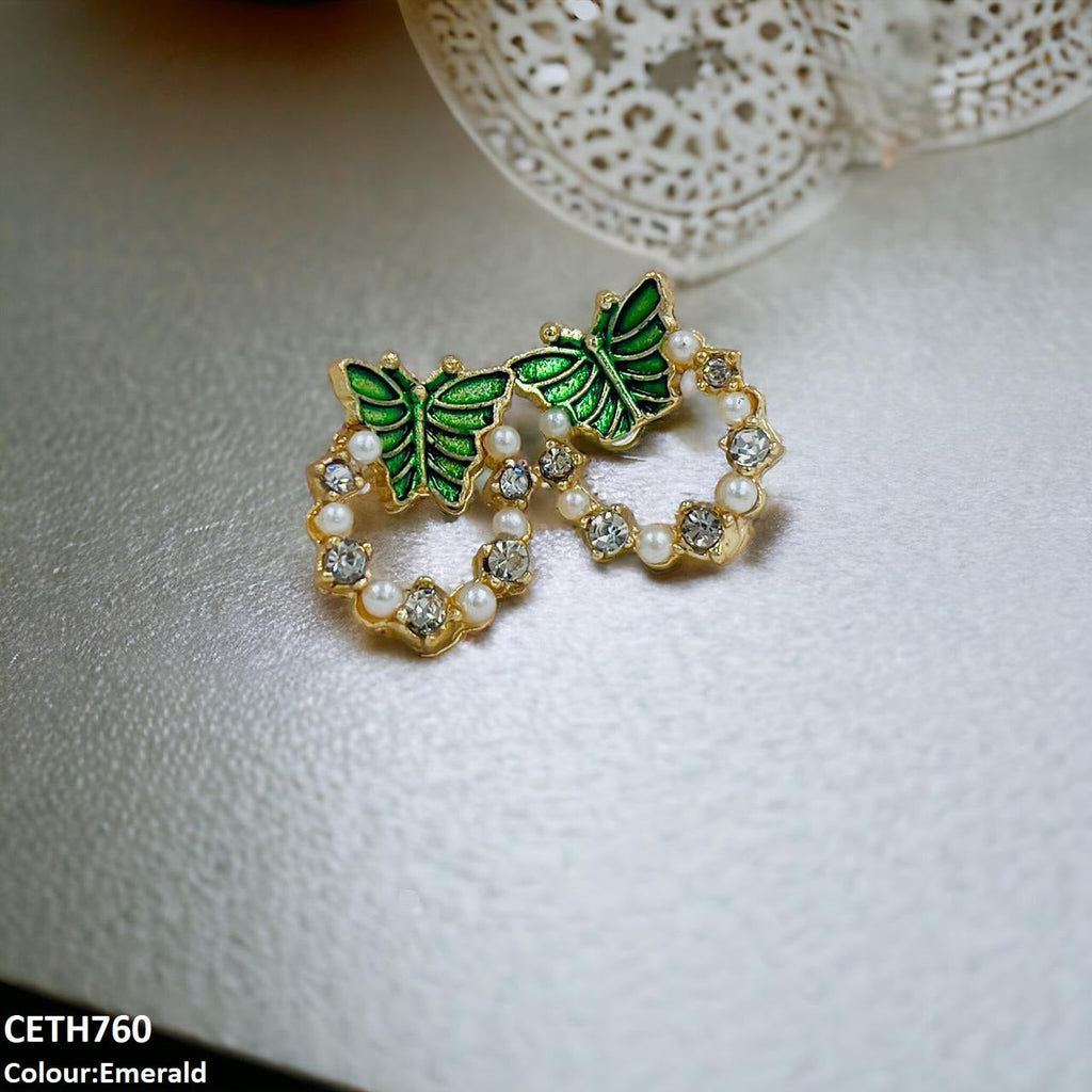 Butterfly Round Tops Pair