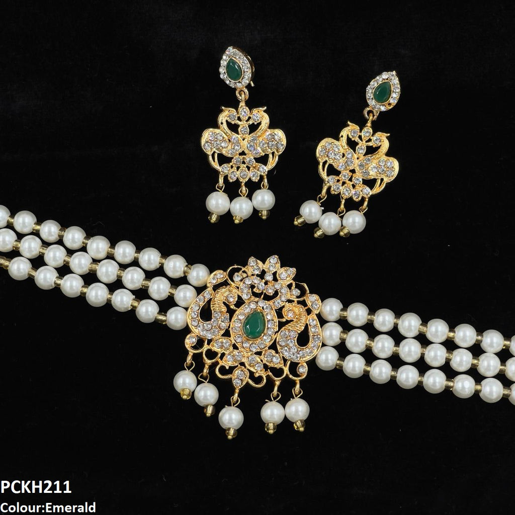 Pear/Flower Choker Set