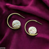 Round Beat Open Hoop Tops Pair