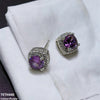 Square Sterling Tops Pair