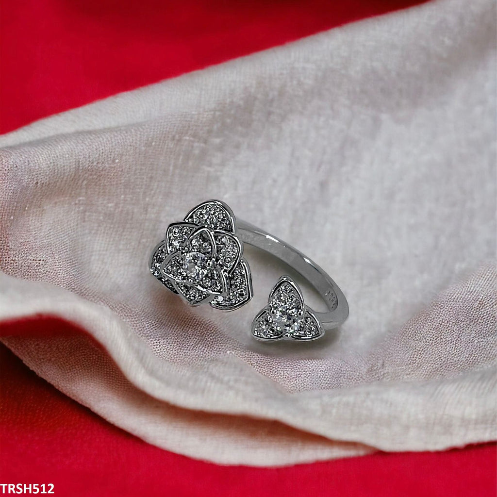 Open Flower Ring Adjustable