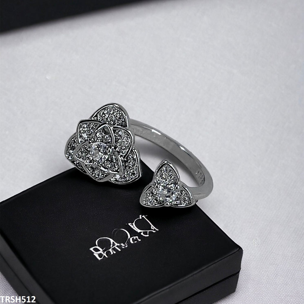 Open Flower Ring Adjustable