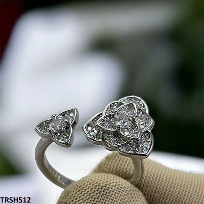 Open Flower Ring Adjustable